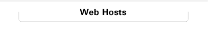A list of some popular web hosts and hosting companies